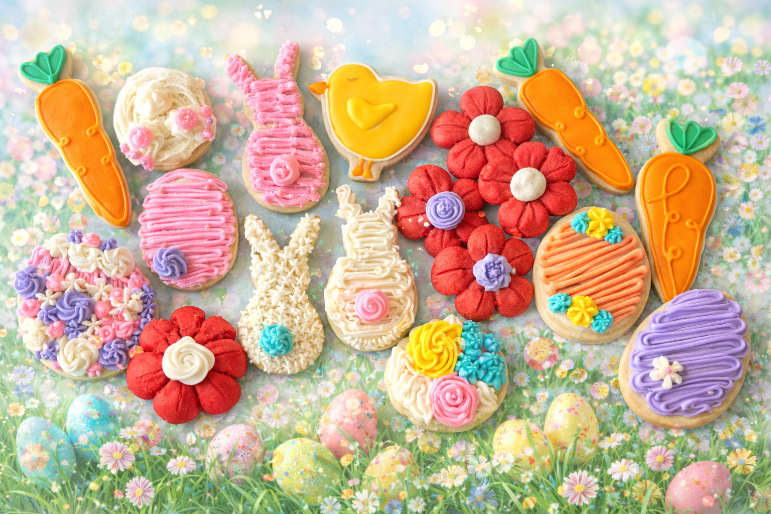 1 Dozen Mixed Decorated Cookies (Royal Icing & Buttercream)